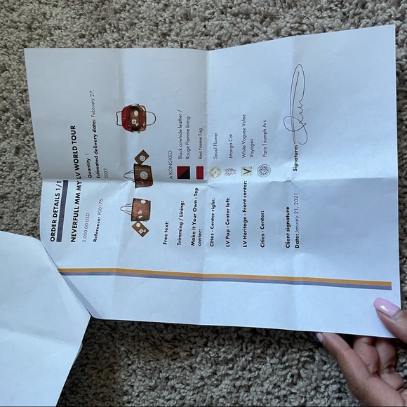 LV World Tour Neverfull MM - Picture 8 of 9